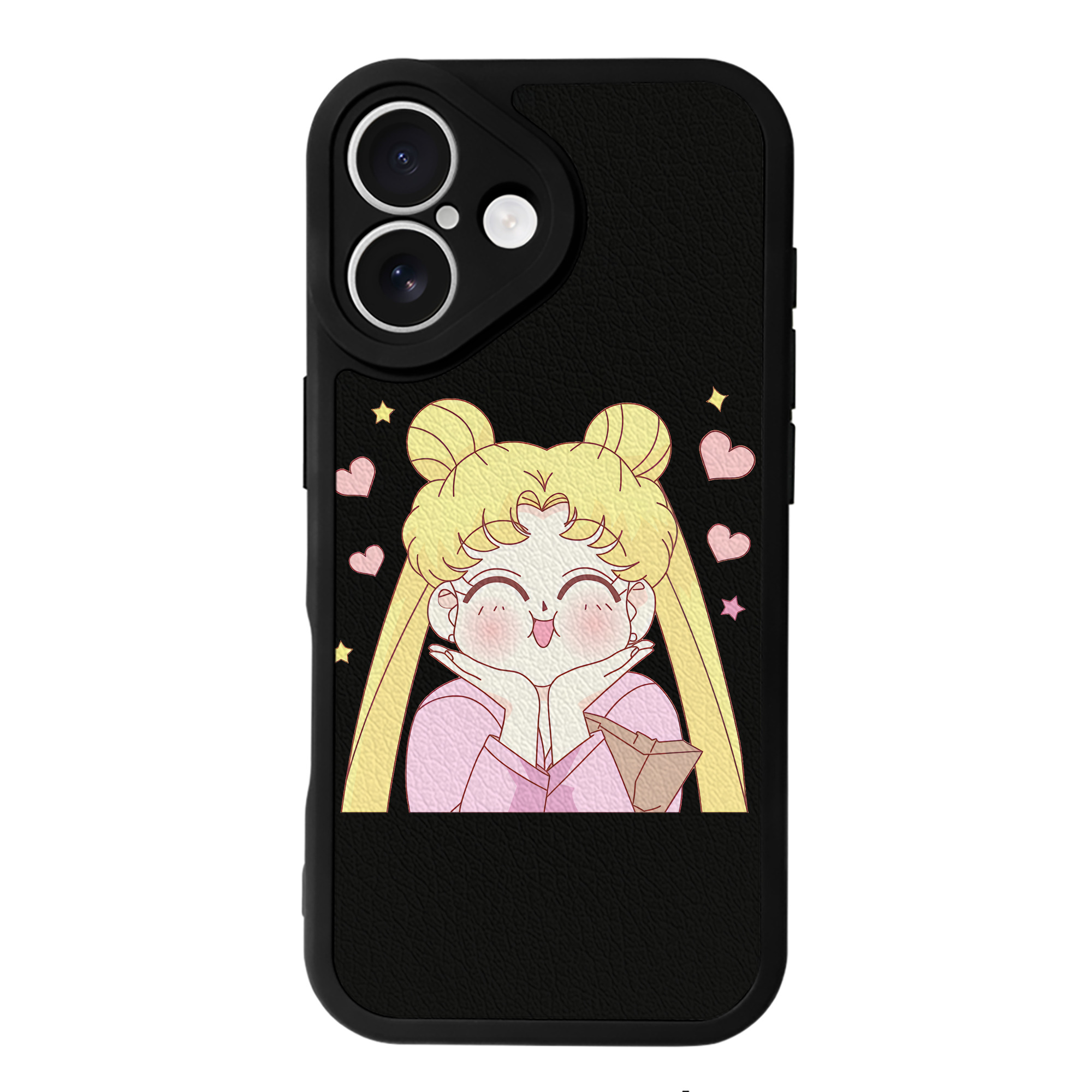 （画像用） 美少女戦士セーラームーン 愛野 美奈子 あいの みなこ Sailor Moon Aino Minako 【iPhone 16シリーズ対応】シリコンスマホケース（レザー調） 材質：シリコン
